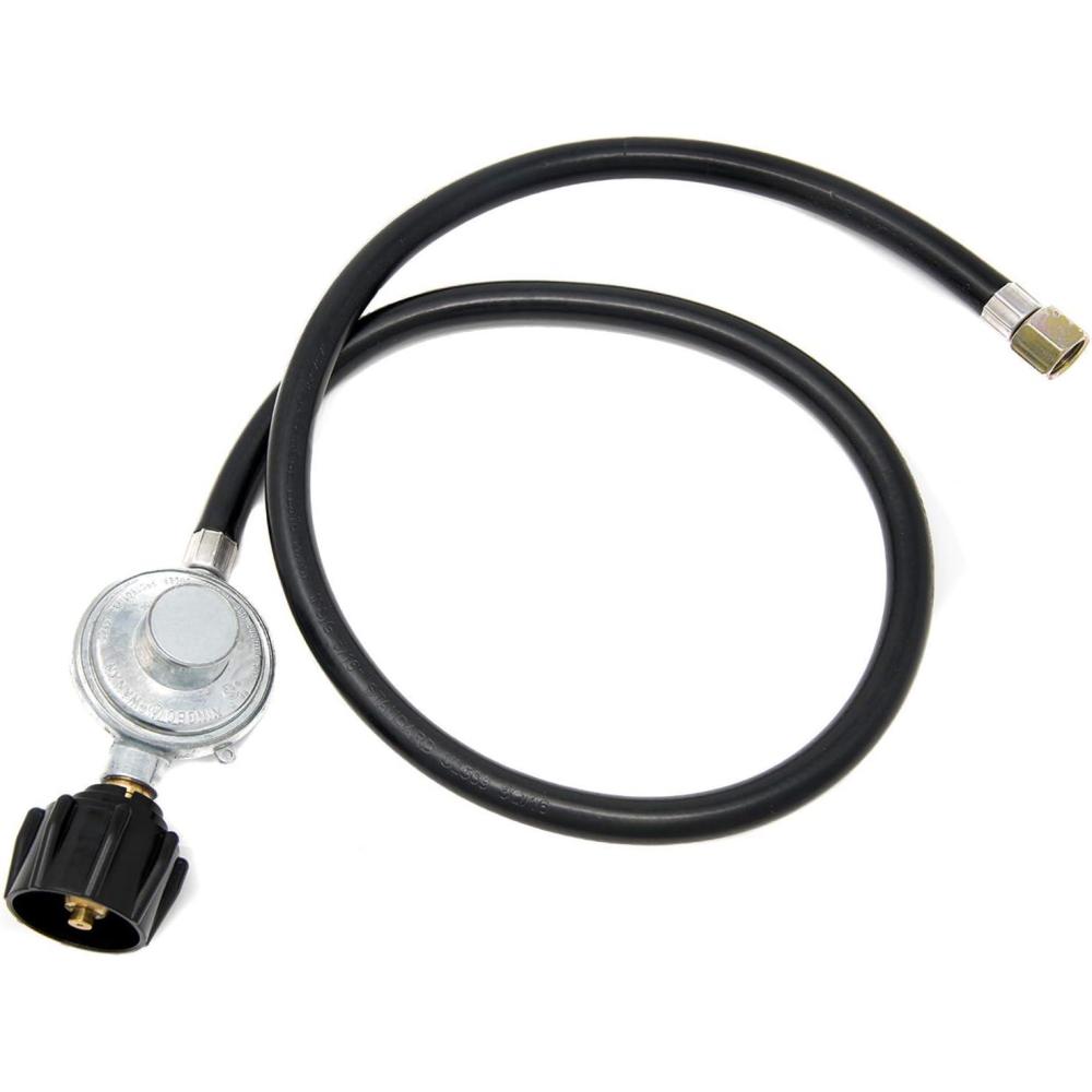 image:imageGasOne 5 Feet Propane Regulator Fire Pit Grill Heater Replacement Propane Hose3 feet