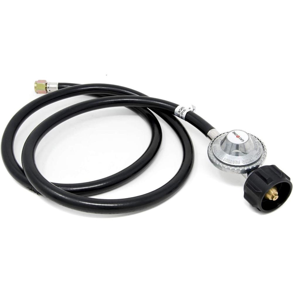 image:imageGasOne 5 Feet Propane Regulator Fire Pit Grill Heater Replacement Propane Hose5 Feet