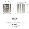 Gas One Fryer Pot 32 quart – All Purpose – Stainless Steel Tri-Ply Bottom with All Purpose Pot Deep Fryer Steam & Boiling Basket