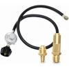 GasOne 5 Feet Propane Regulator Fire Pit Grill Heater Replacement Propane Hose(3.0ft (Multi-Fittings))
