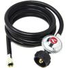 GasOne 5 Feet Propane Regulator Fire Pit Grill Heater Replacement Propane Hose(8ft)