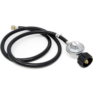 GasOne 5 Feet Propane Regulator Fire Pit Grill Heater Replacement Propane Hose(5 Feet)